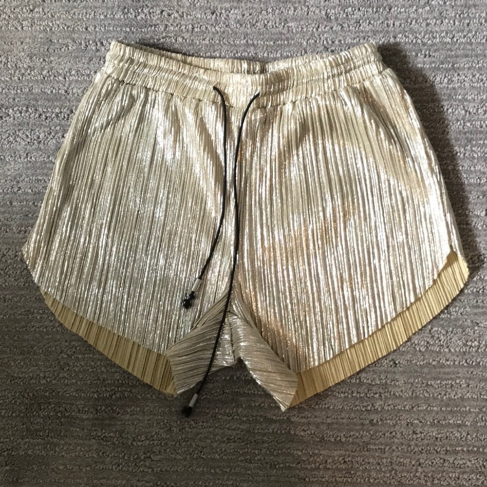Gold shorts